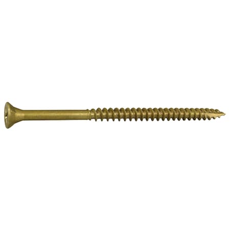 Midwest Fastener Deck Screw, #10 x 3-1/2 in, Steel, Flat Head, Phillips Drive 54034